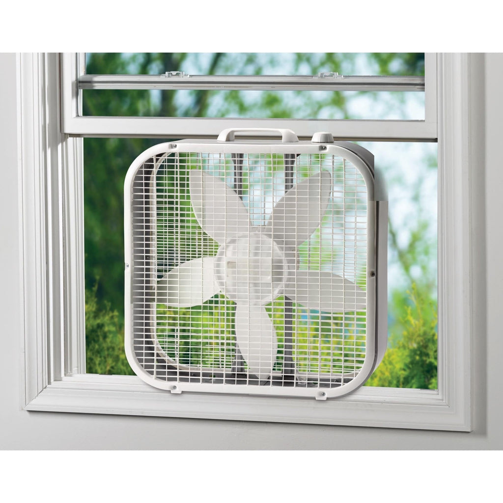 20" White Box Fan with 3 Speeds D6782