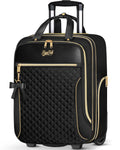 Black 2 Wheels Underseat Carry On Luggage K9492