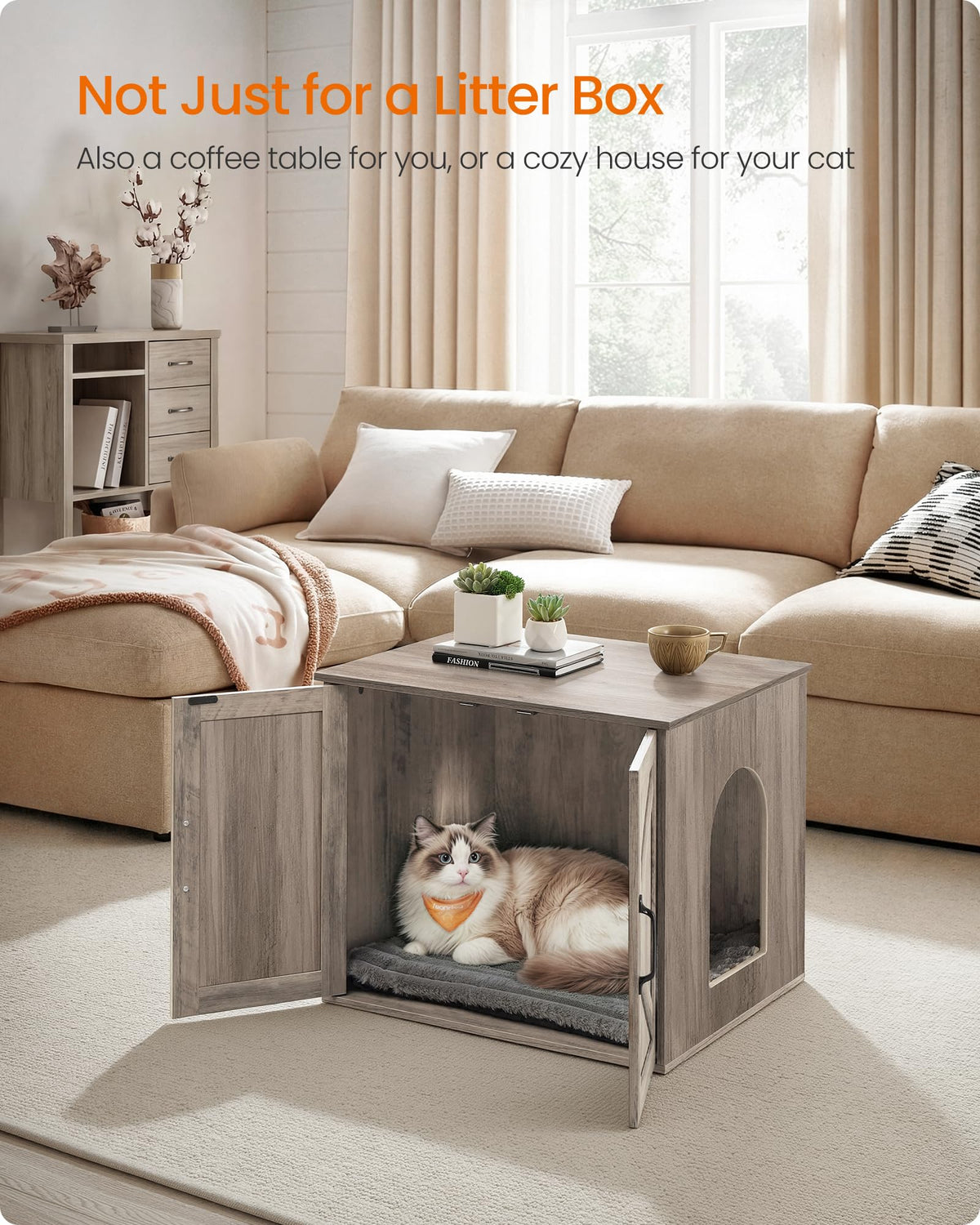 Cat Litter Box Enclosure J89923
