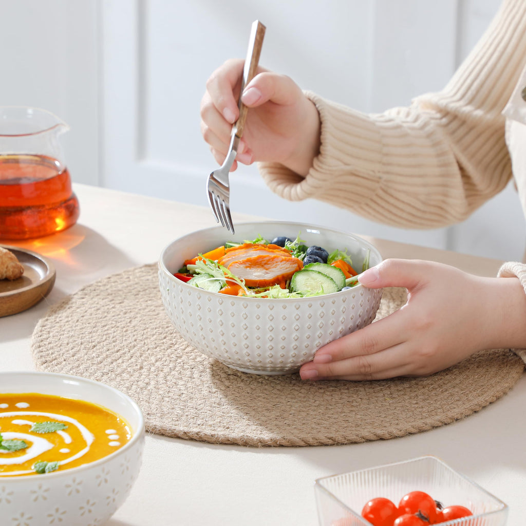 30 Ounce Ceramic Soup Bowls Set of 4 N266960