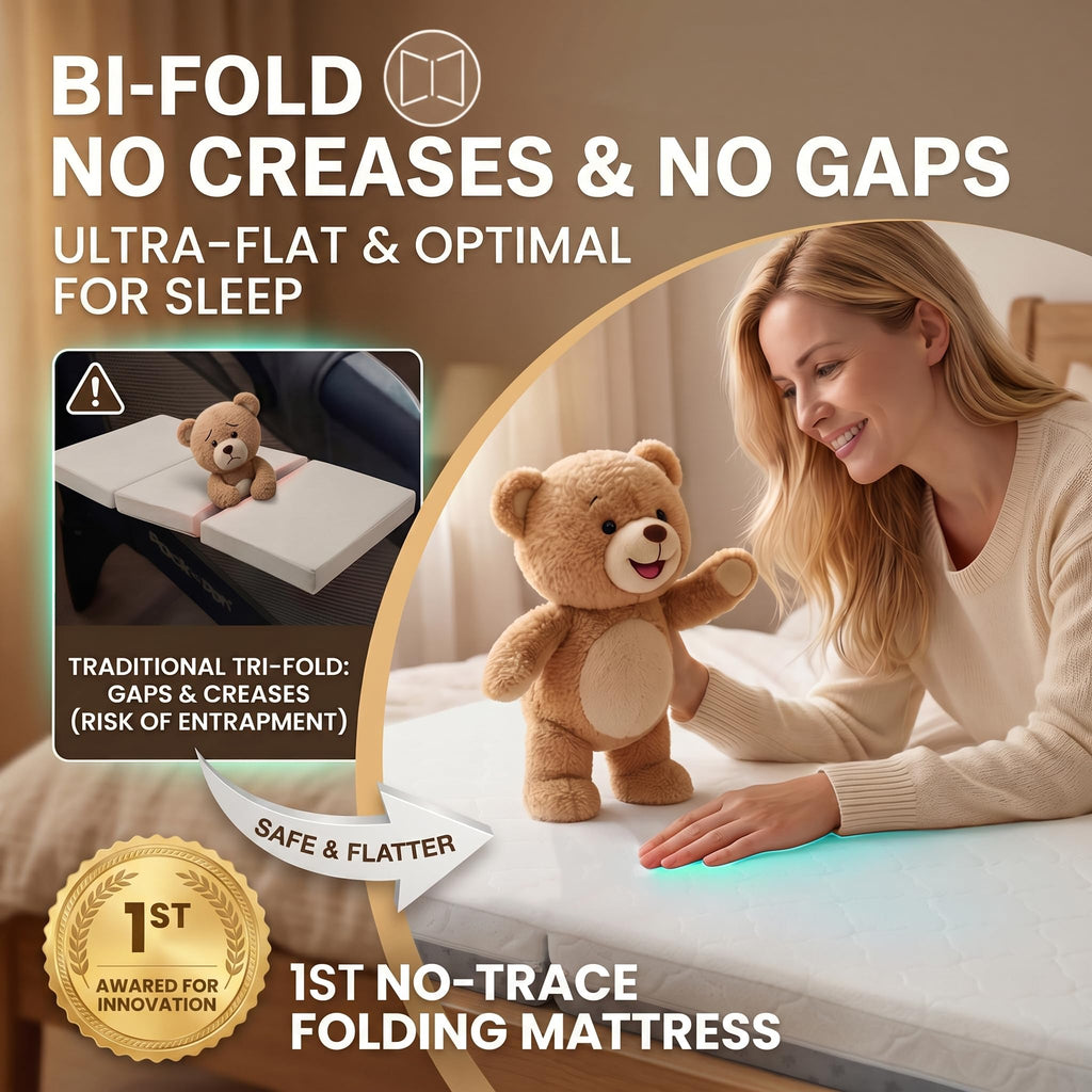 Pack and Play Mattress Pad Bi-Fold Memory Foam U3558