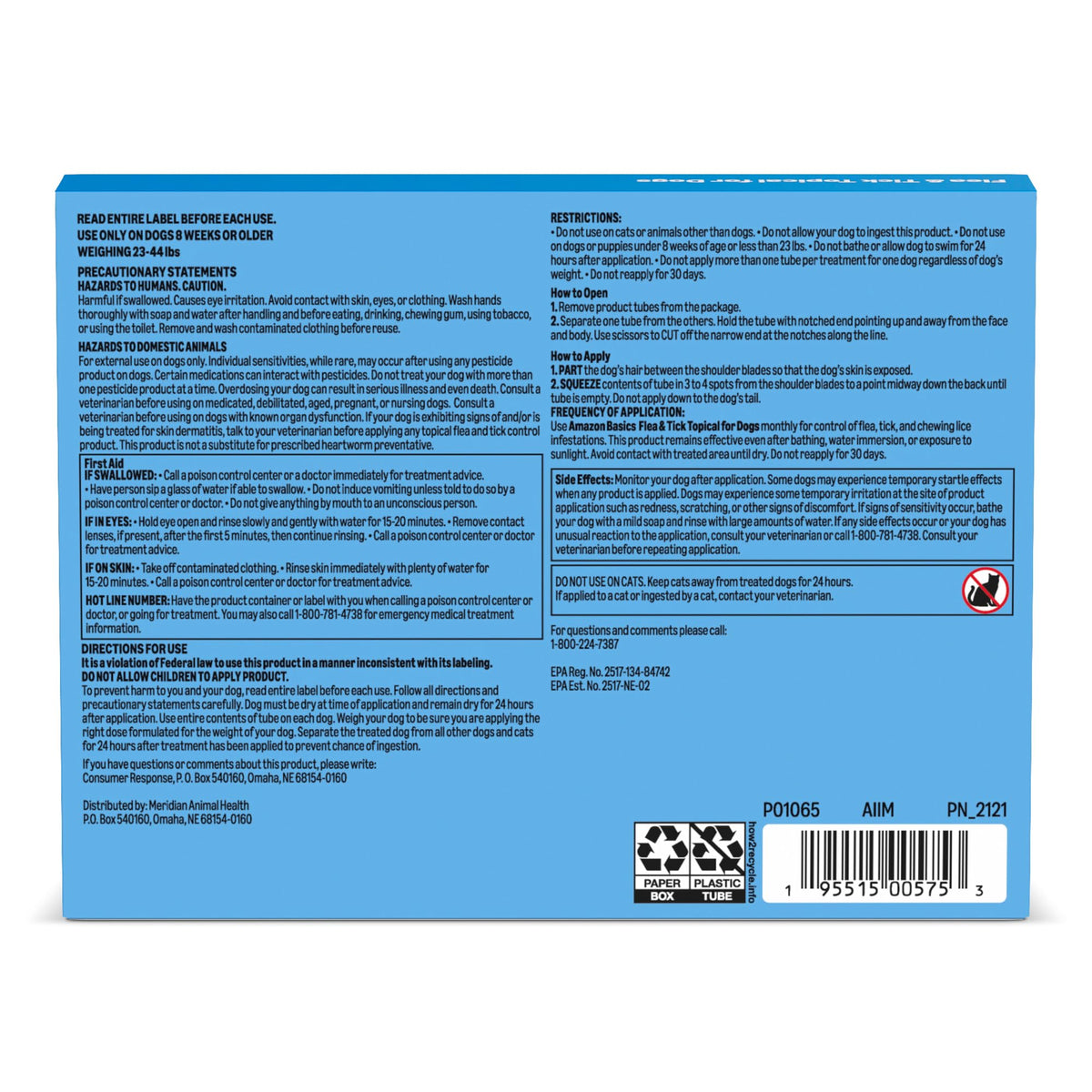 Flea and Tick Topical Treatment for Medium Dogs 3 Count S931292
