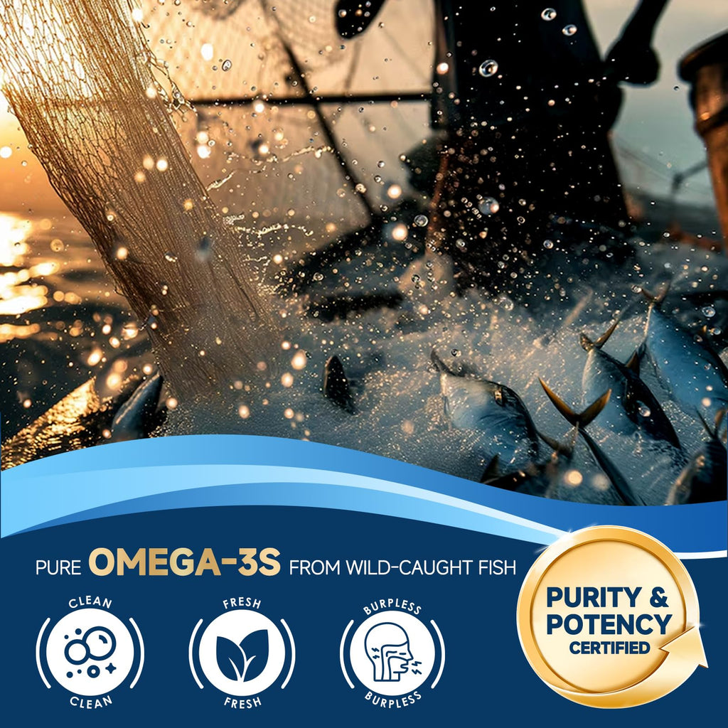 Omega-3 Fish Oil 2000mg 120 Softgels Q1400