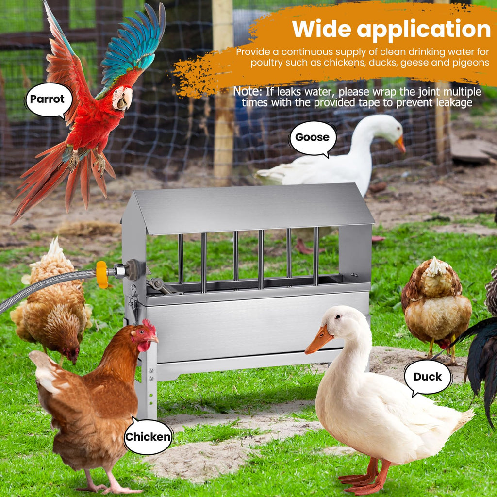 Stainless Steel Chicken Waterer C574015
