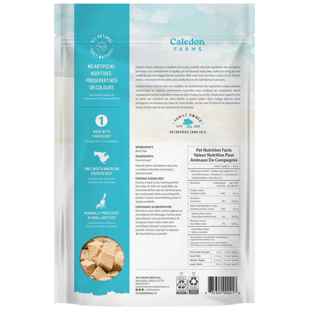 Freeze Dried Beef Liver Dog Treats, 5.3OZ X766