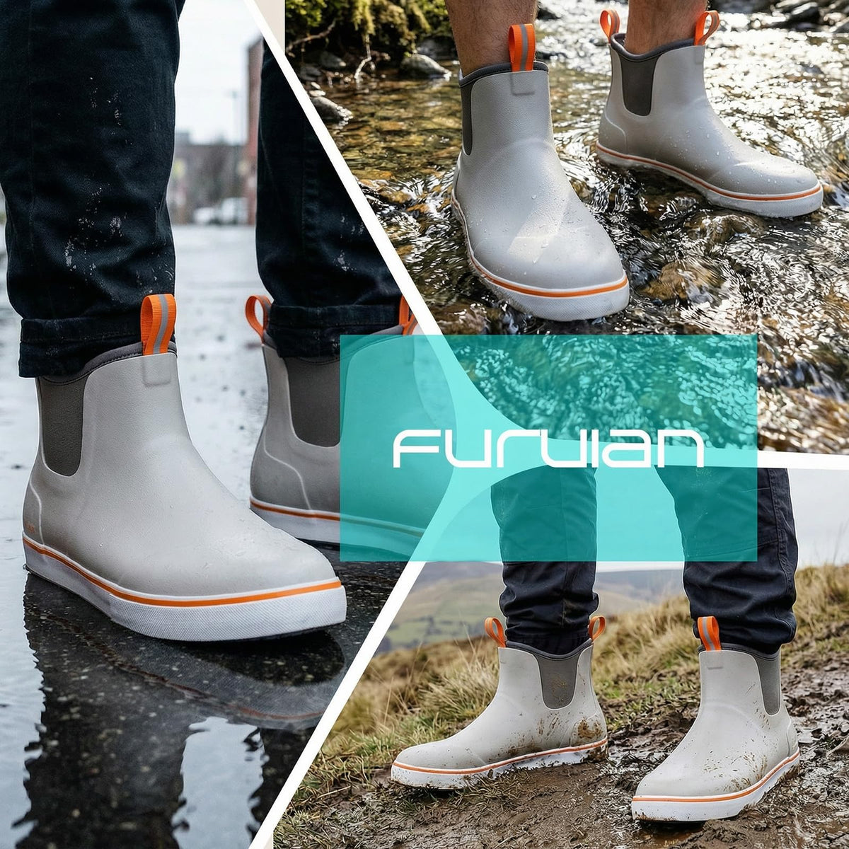 Waterproof Ankle Deck Boots J9536