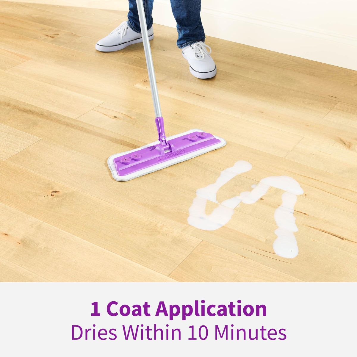 1 Gallon Floor Polish for Sealed Hardwood, Laminate, Vinyl and Tile X55276
