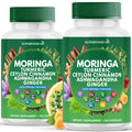 240 Capsules Turmeric Ginger Boswellia Saffron Holy Basil Nettle Supplement N125943