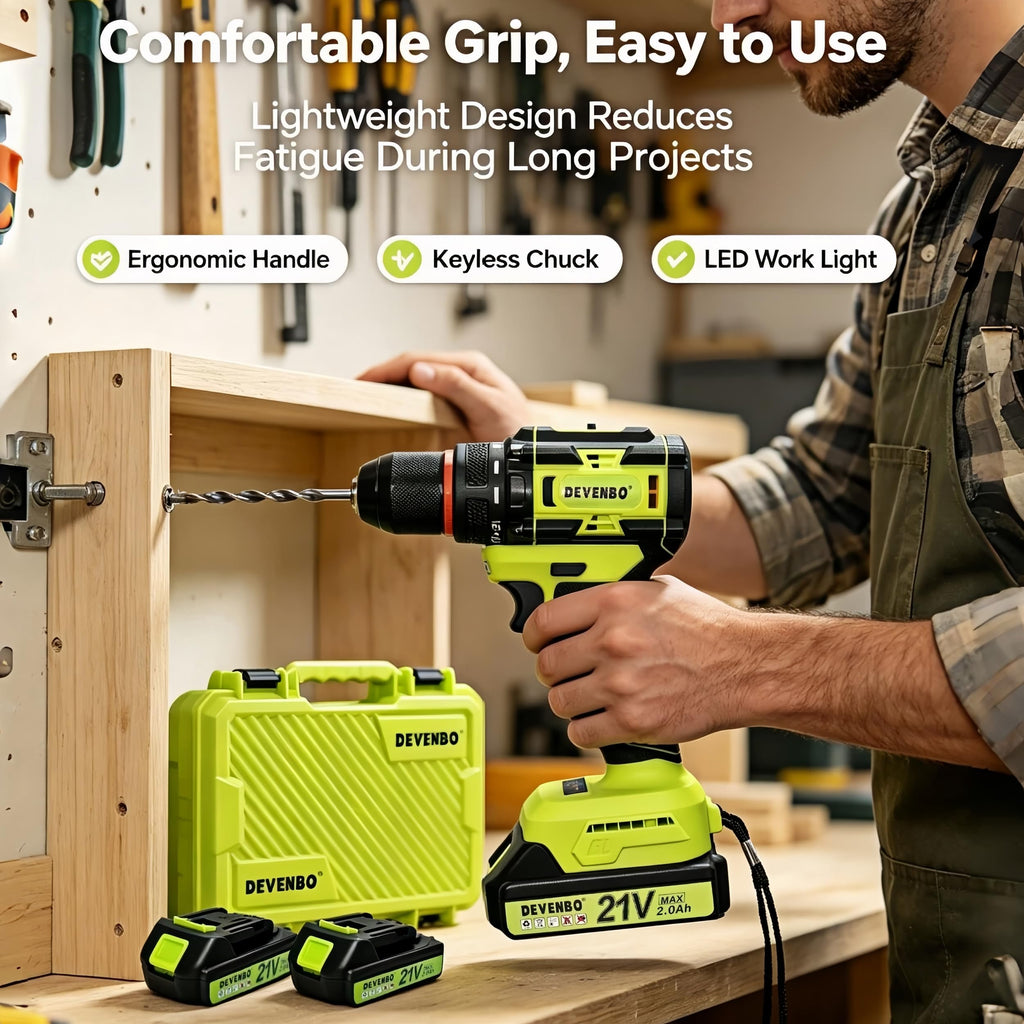 21V Brushless Cordless Drill Set B4203