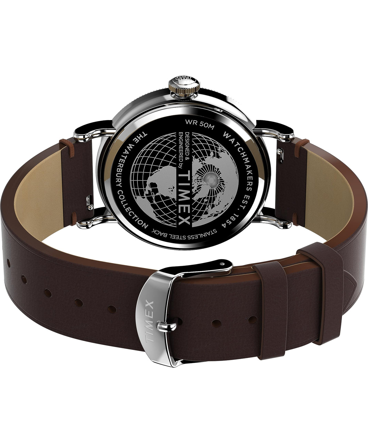 39mm Men’s Analog Watch Stainless Steel 100M Water Resistance I400018