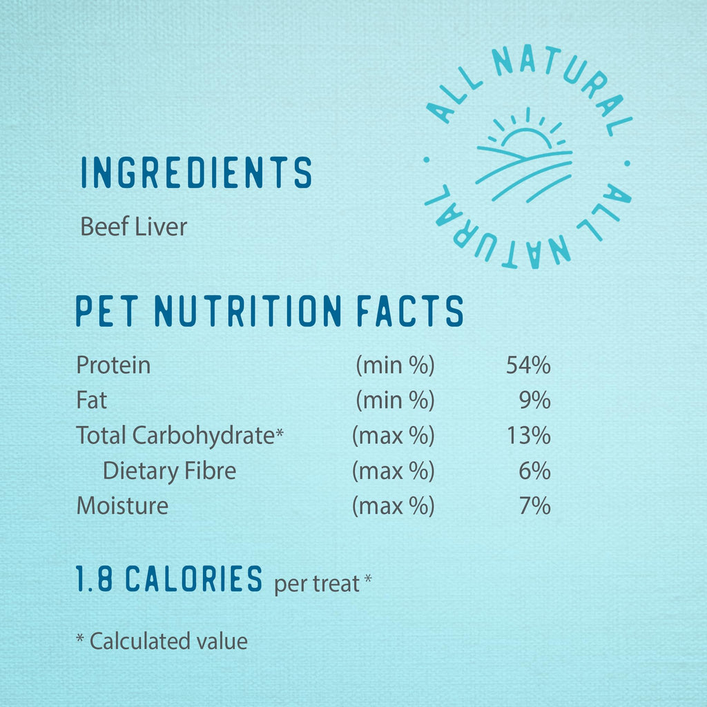 Freeze Dried Beef Liver Dog Treats, 5.3OZ X766