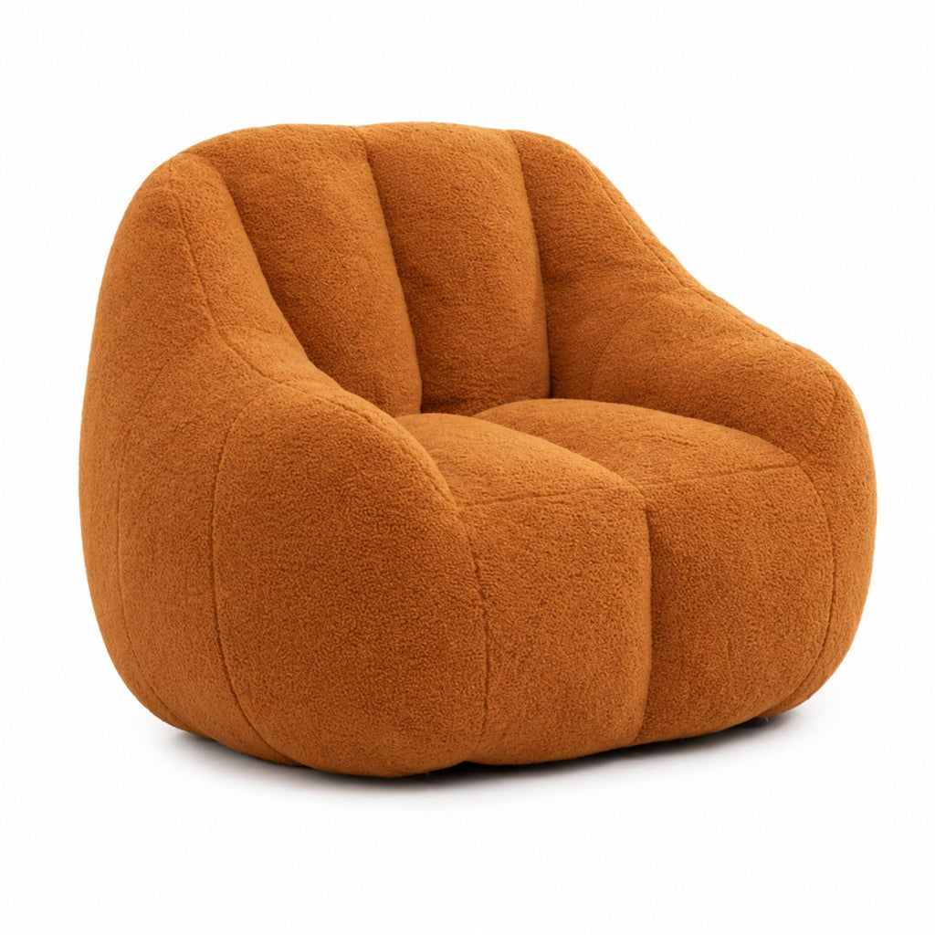 Yellow Memory Foam Bean Bag Chair D42181