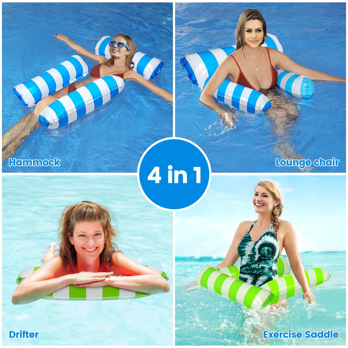 2 Pack Inflatable Pool Floats L3539