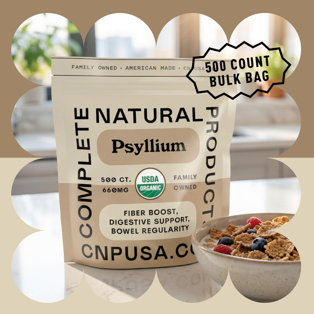 Organic Psyllium Husk Capsules 660mg 500ct Z957