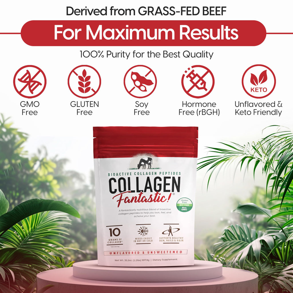 Collagen Peptides Powder Unflavored 2.2lb 90 Servings L665