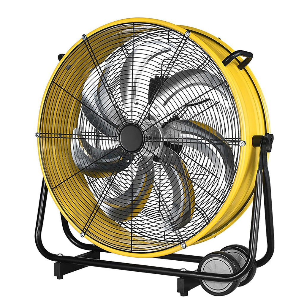 Heavy Duty Floor Drum Fan 3-Speed 360° Tilt Metal V91915