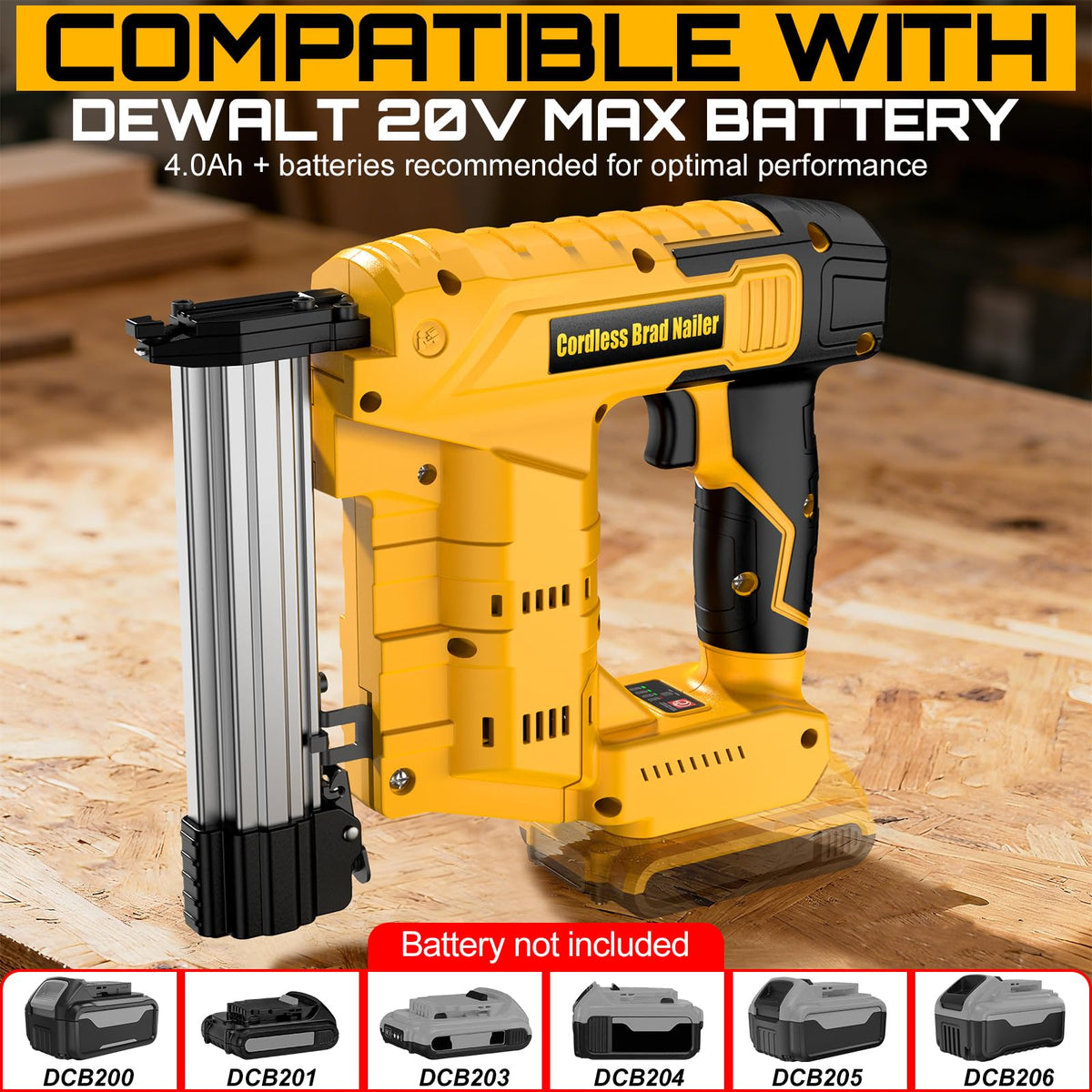 2-in-1 Cordless Brad Nailer & Staple Gun F611