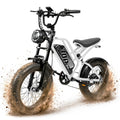 Electric Bike 48V 20.8/41.6Ah Battery 1500W Peak Motor 20×4.0" Fat Tire U18555
