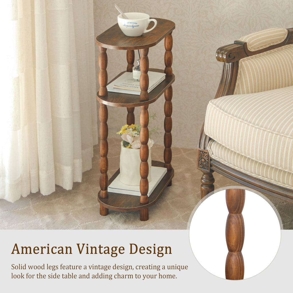 Small Narrow 3-Tier Side Table E65595