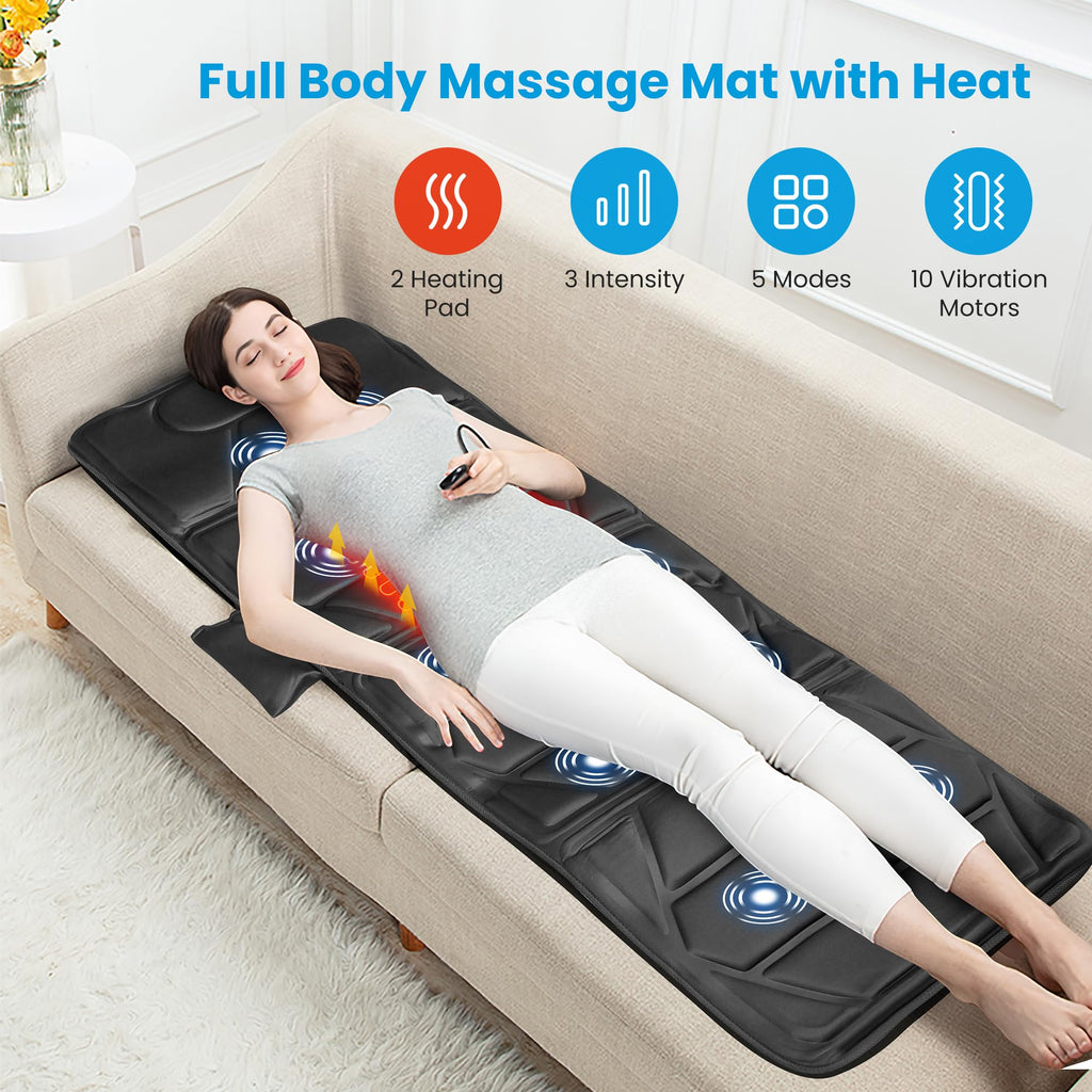 Full Body Massage Mat with Heat L374