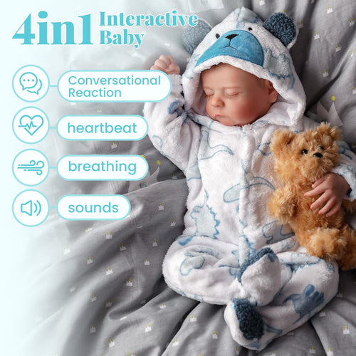 20 Inch 4-in-1 Interactive Baby Doll B838