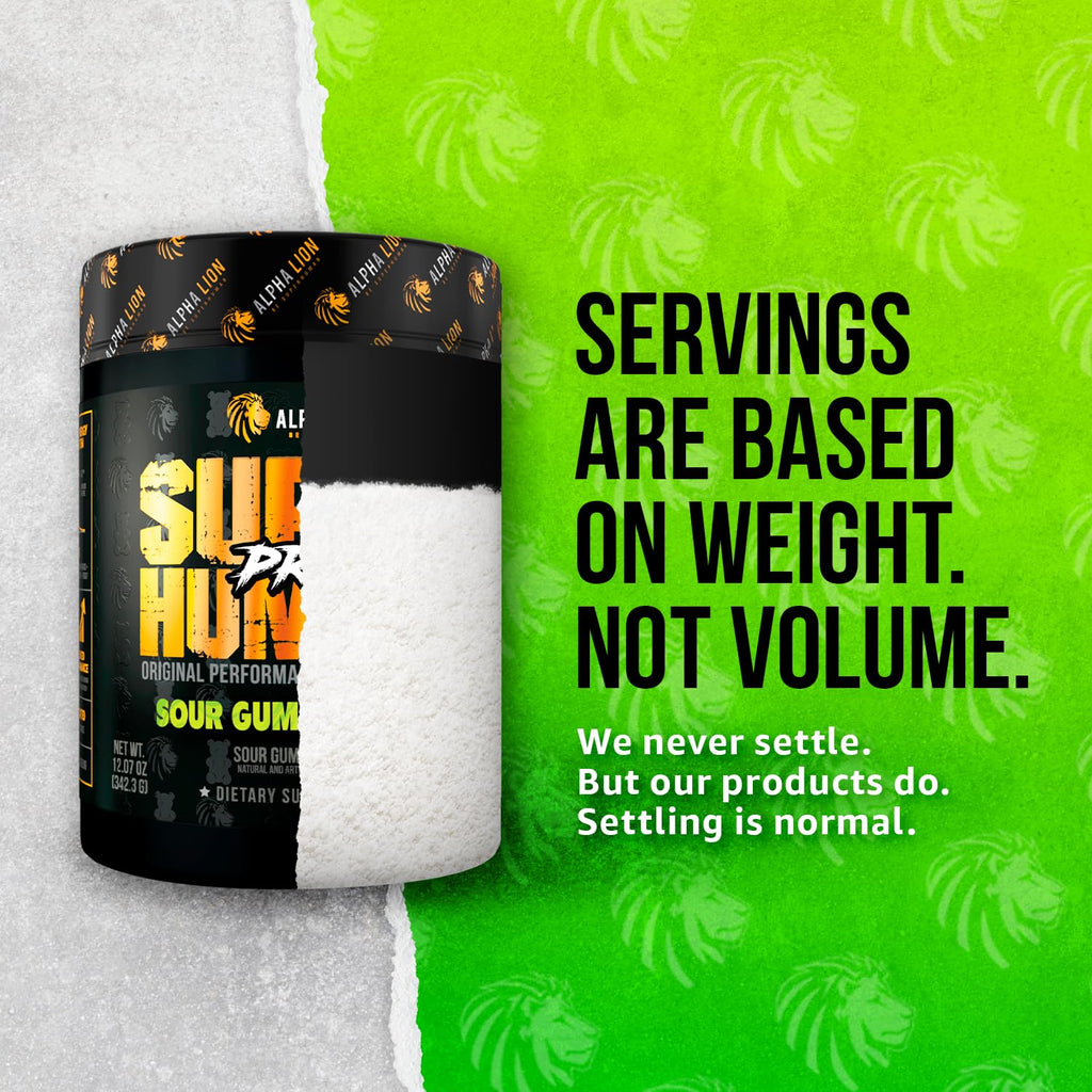 Pre Workout Powder with Beta Alanine, L-Taurine & Caffeine, 21 Servings Sour Gummy Bear O234185