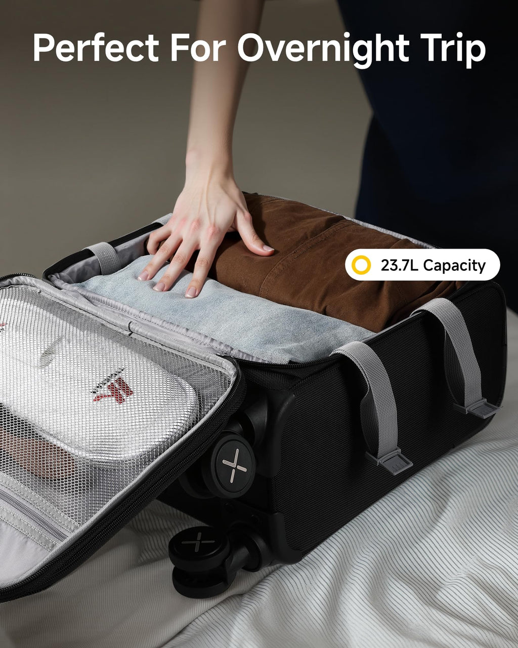 Black 15" Underseat Carry On Bag C392987