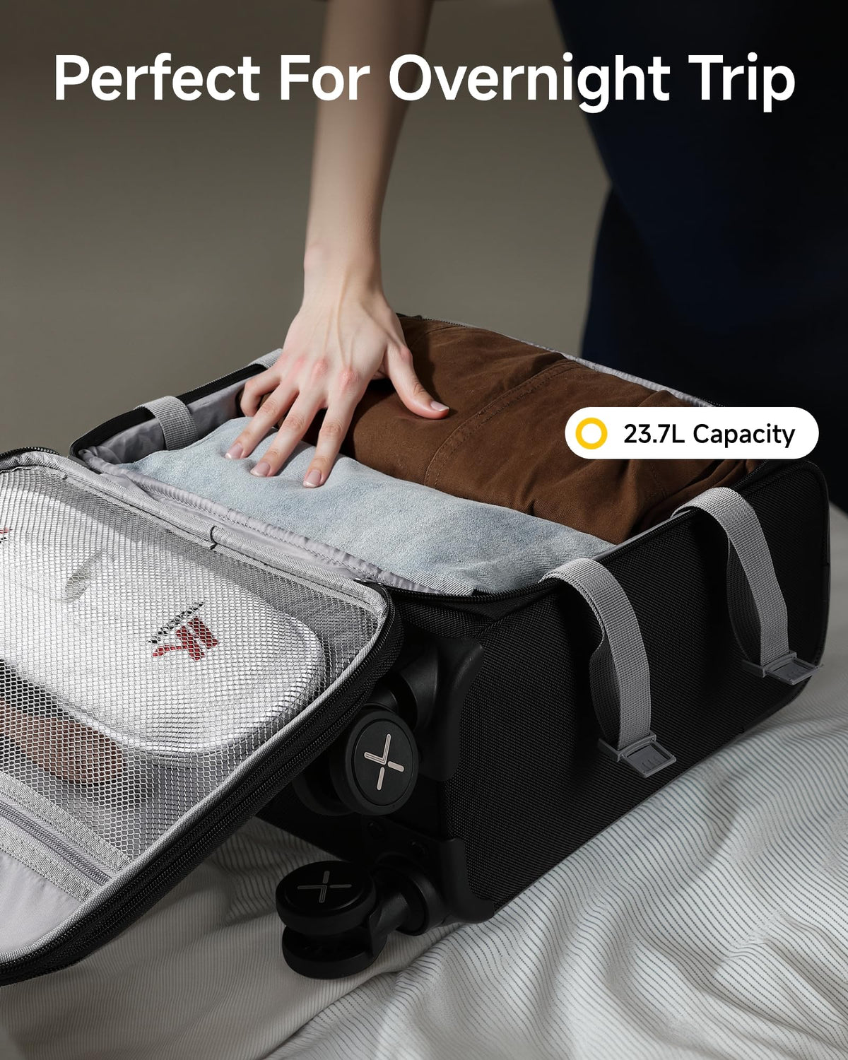 Black 15" Underseat Carry On Bag C392987