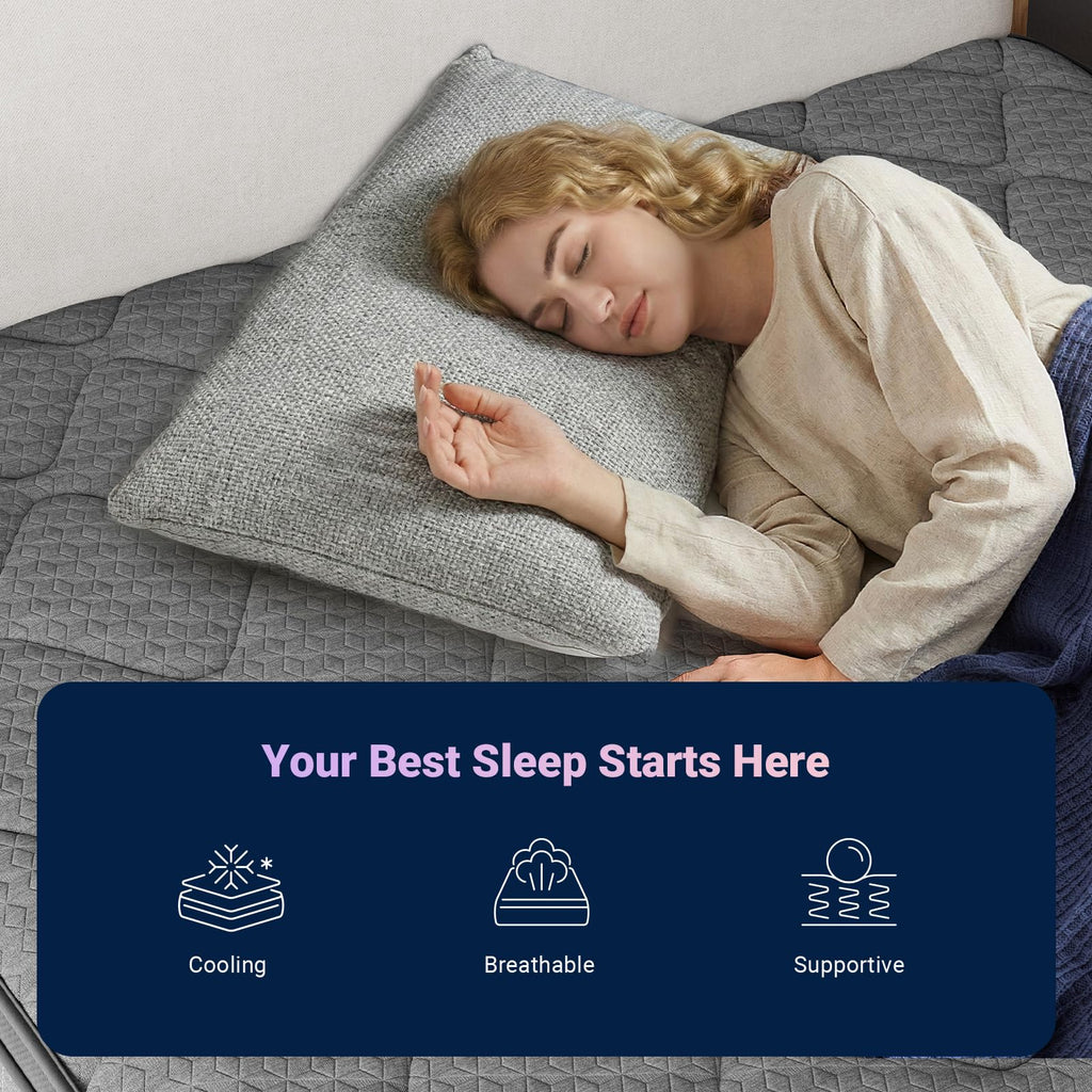 10 Inch Full Size Medium Firm Hybrid Mattress U70056