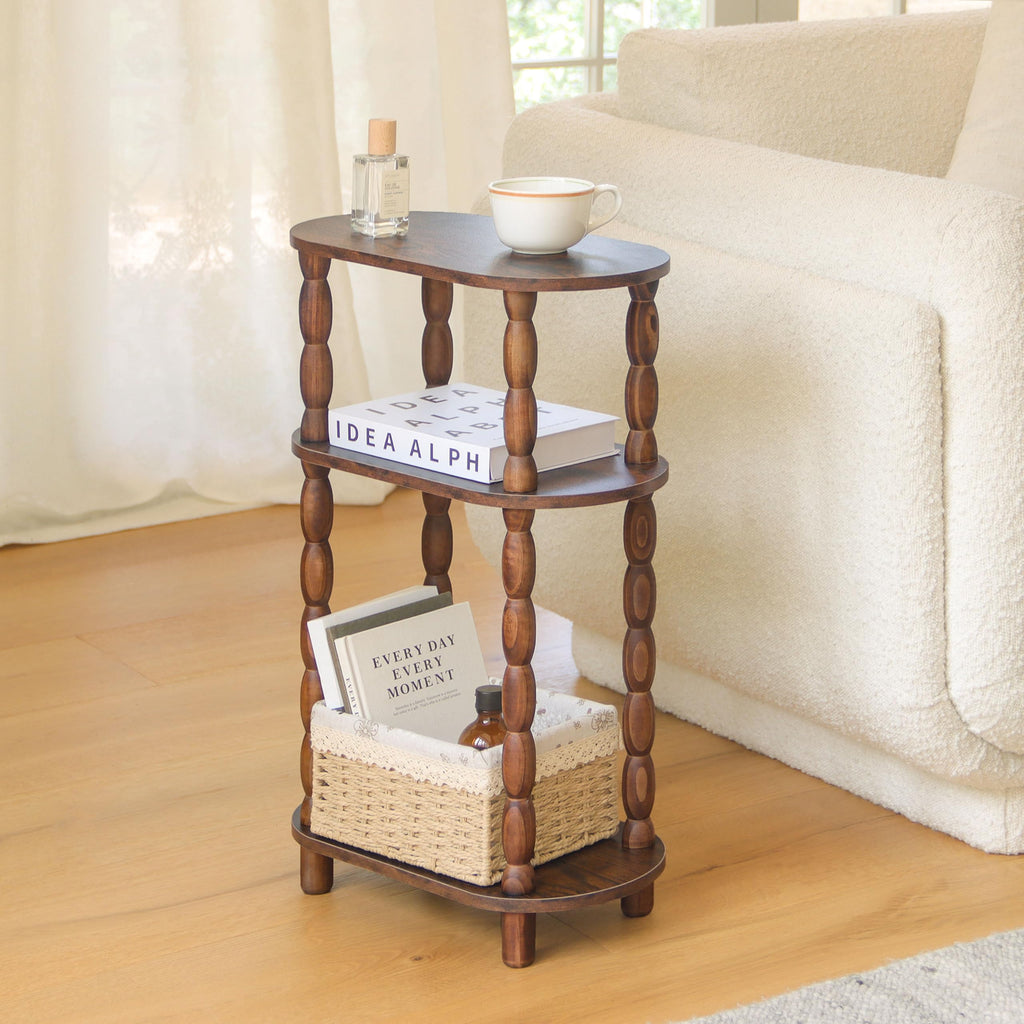 Small Narrow 3-Tier Side Table E65595
