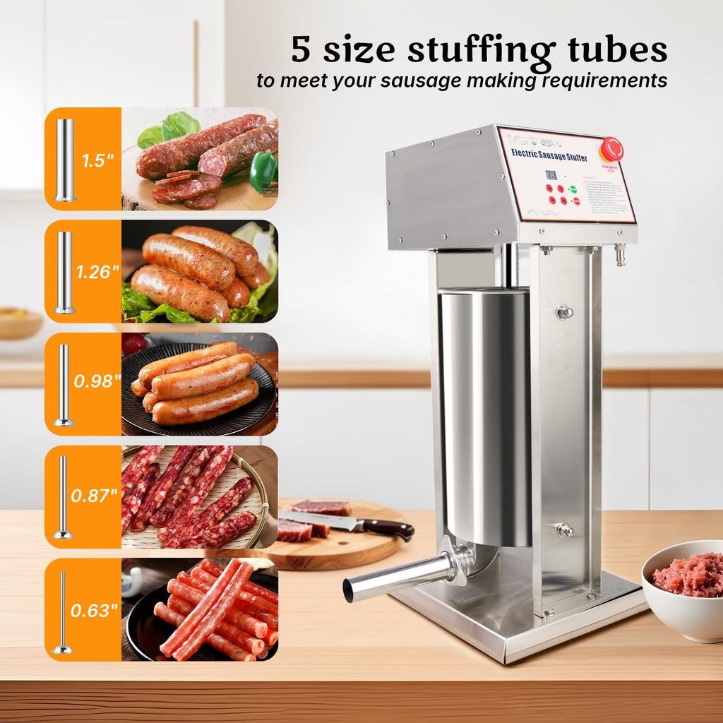 Stainless Steel Electric 15 Liter Sausage Stuffer O155907