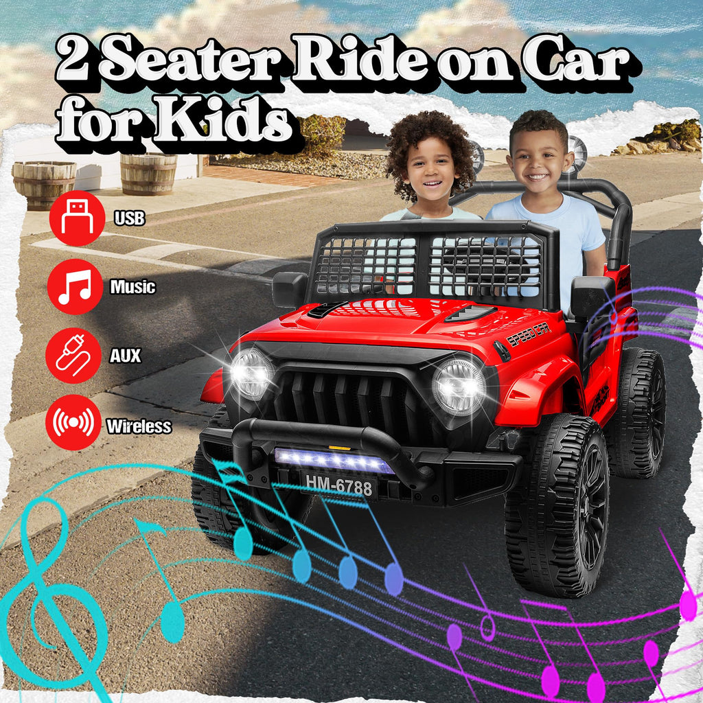 24V 2 Seater Ride on Car Truck P634