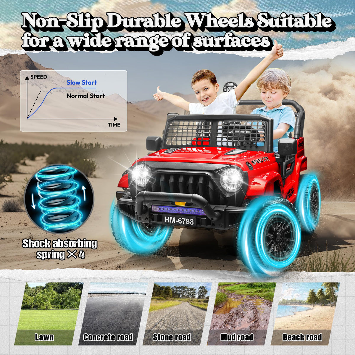 24V 2 Seater Ride on Car Truck P634